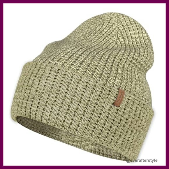 Merino Wool Blend Beanie Extra Warm Winter Hat Slouch Cuffed Unisex main image 6